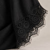 Lace Trim Wide Leg Pants