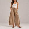 Lace Trim Wide Leg Pants