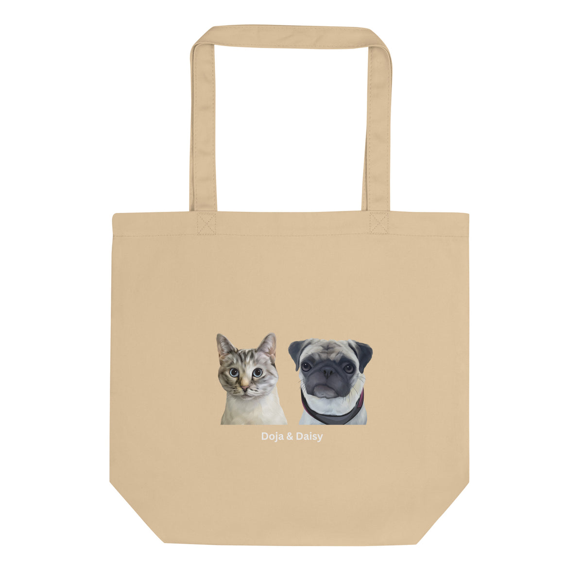Custom Pet Portrait Tote Bag