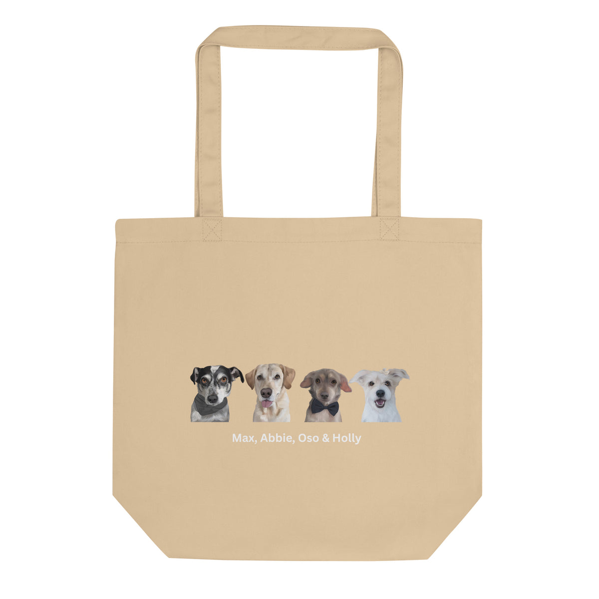 Custom Pet Portrait Tote Bag